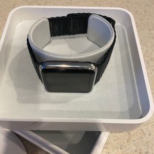 Apple Watch stainless steel.